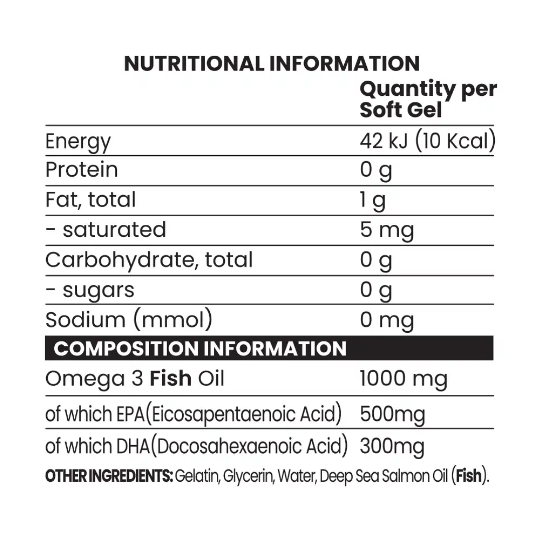 Chaos Crew Omega-3 Fish Oil 90 Softgels Lemon