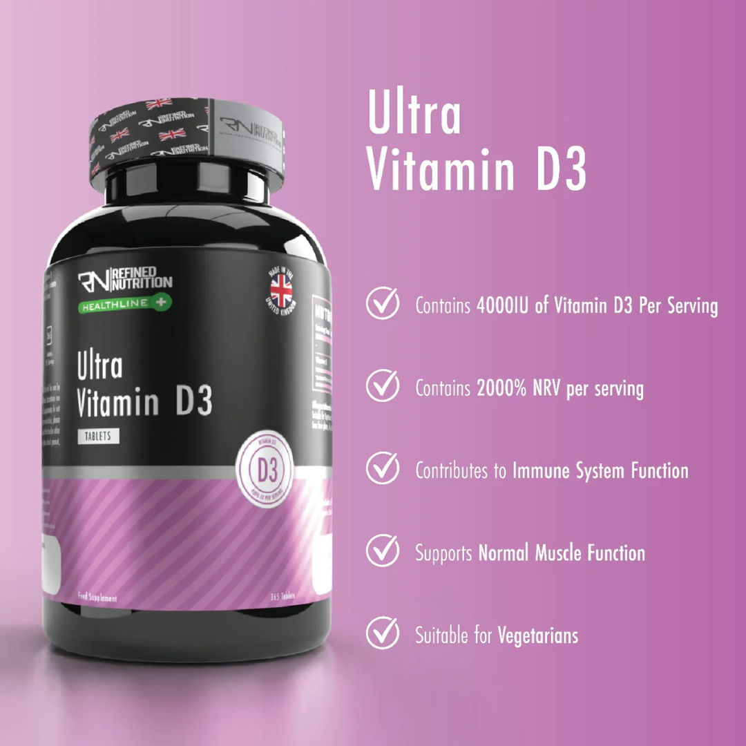 Refined Nutrition Ultra Vitamin D3 365 Tabs