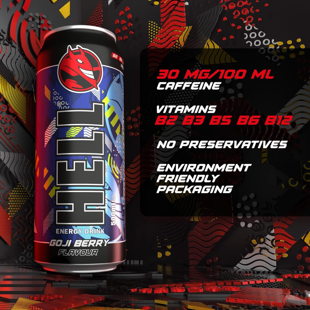 Hell Energy Energy Drink 12x500ml Goji Berry