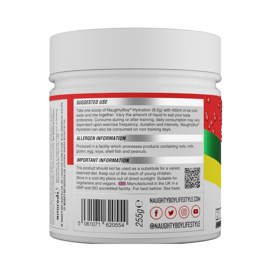 Naughty Boy Hydration 255g Strawberry Pineapple