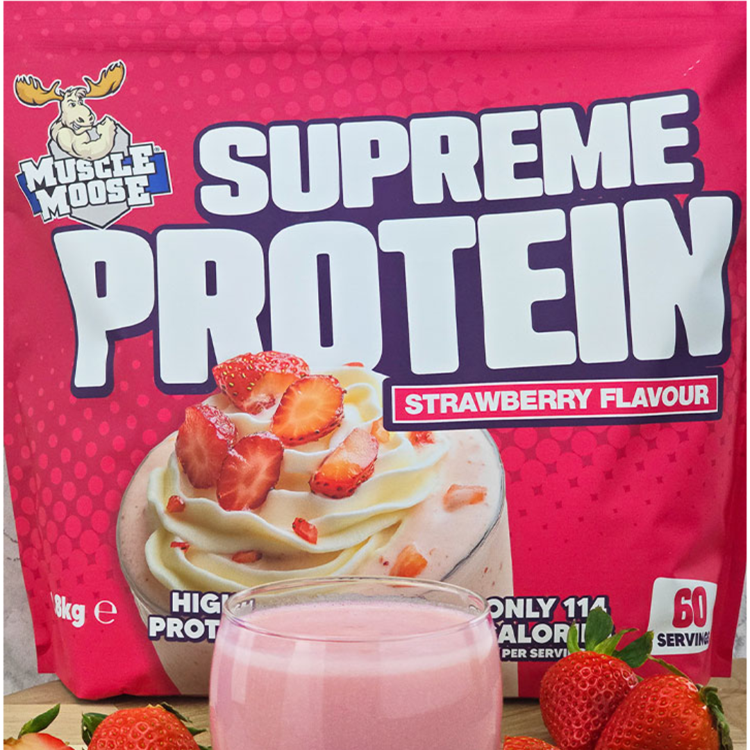 Muscle Moose Supreme Protein 1.8kg Strawberry