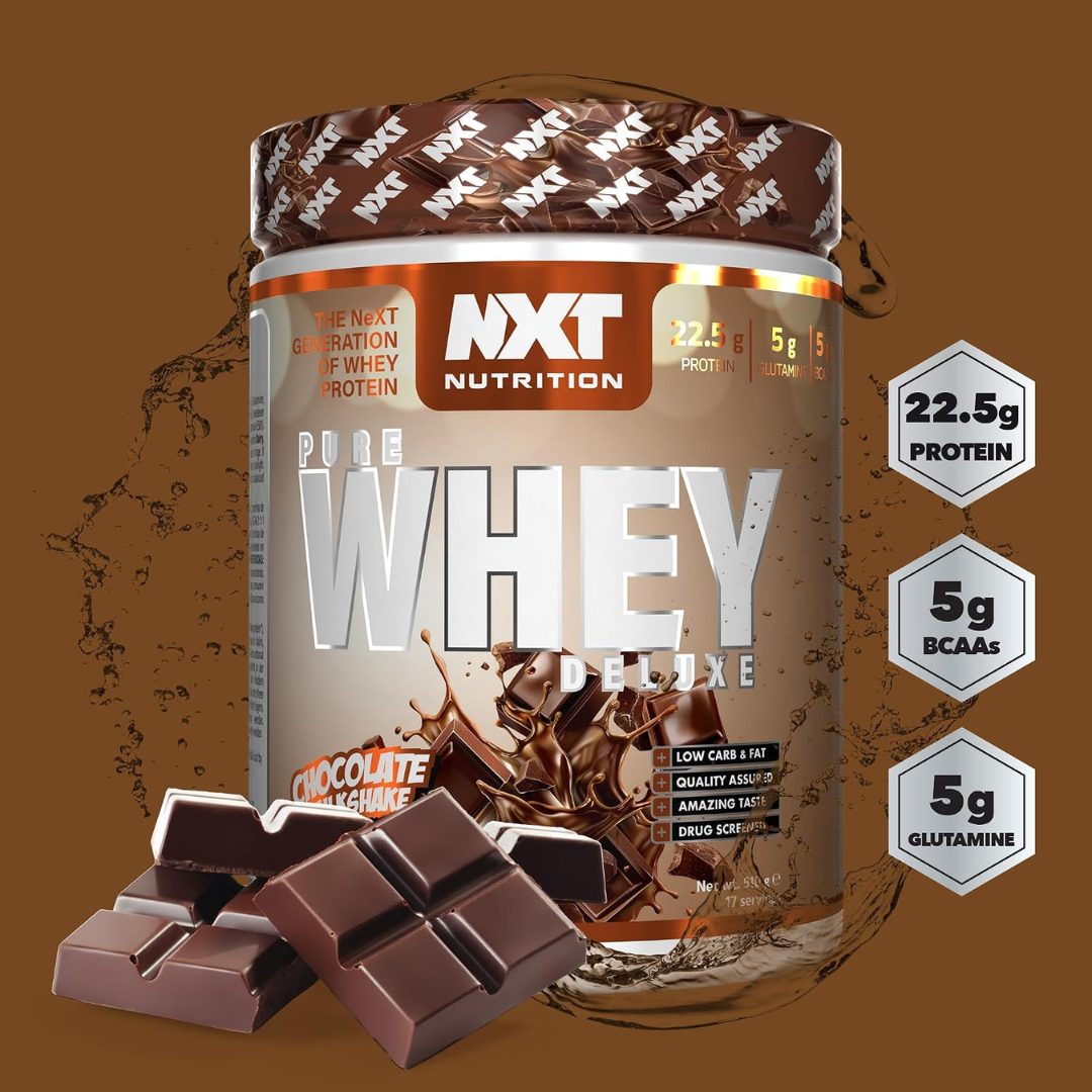 NXT Nutrition Pure Whey Deluxe 510g Chocolate Milkshake