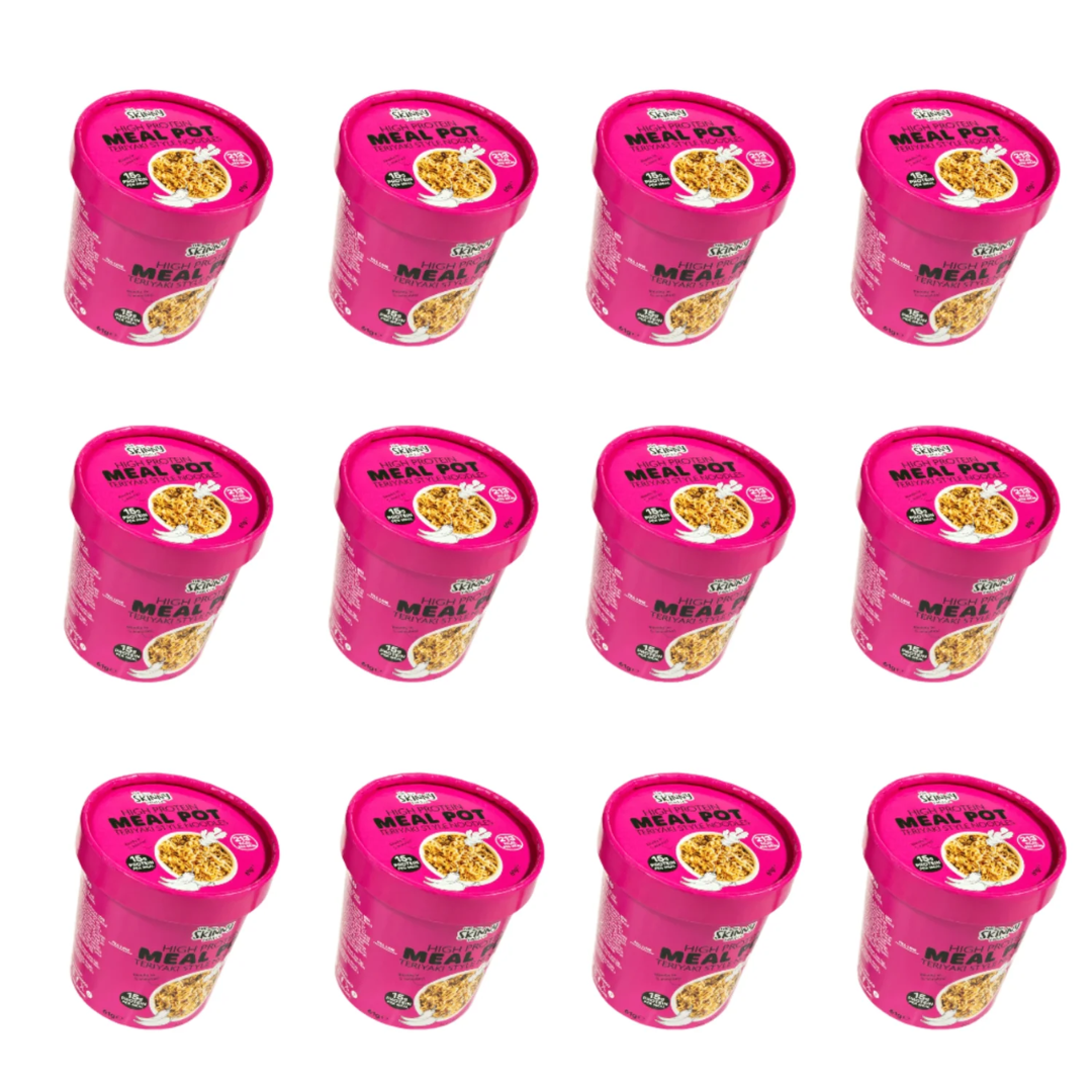 The Skinny Food Co High Protein Mealpots 12x62g Teriyaki
