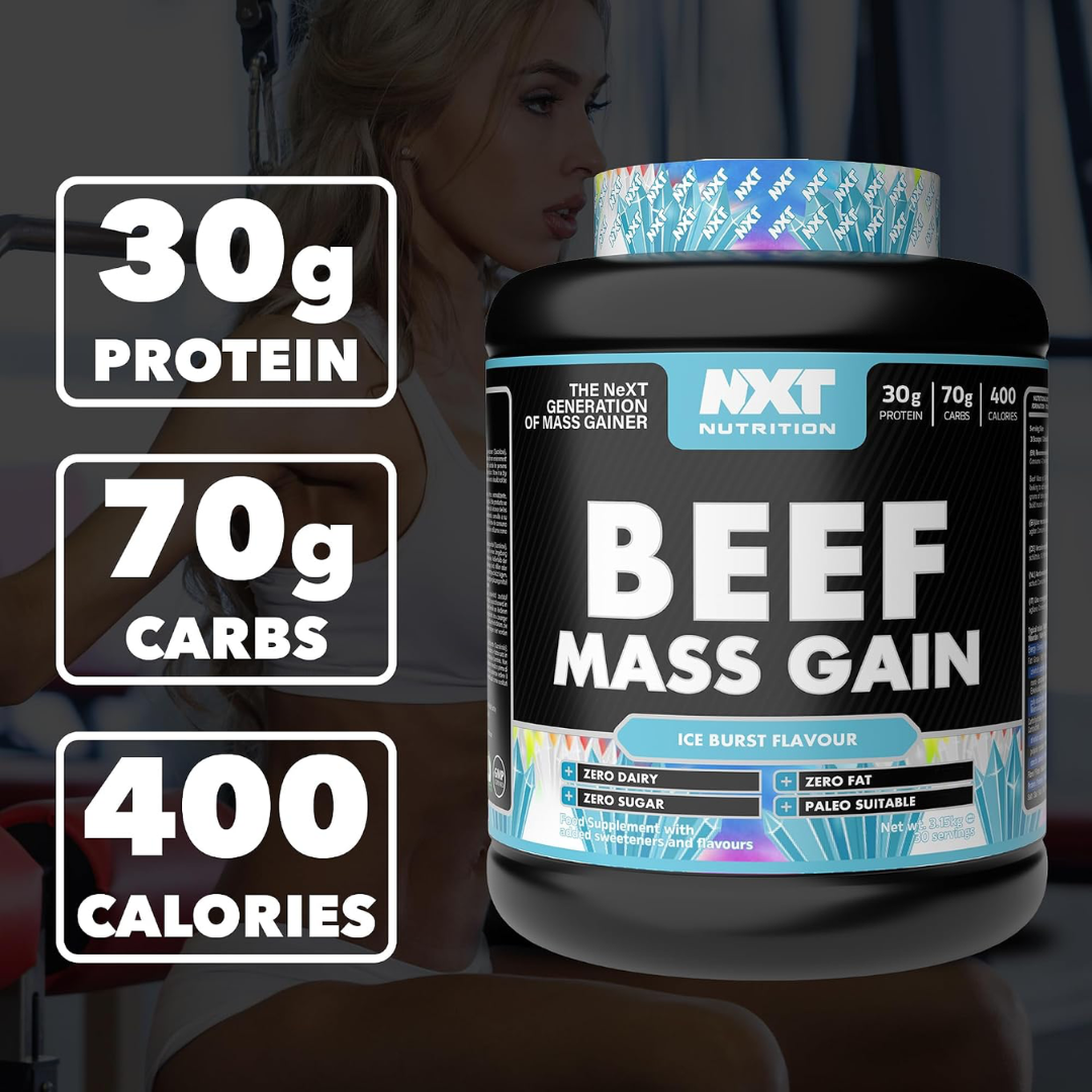 NXT Nutrition Beef Mass Gain 3.15kg Ice Burst