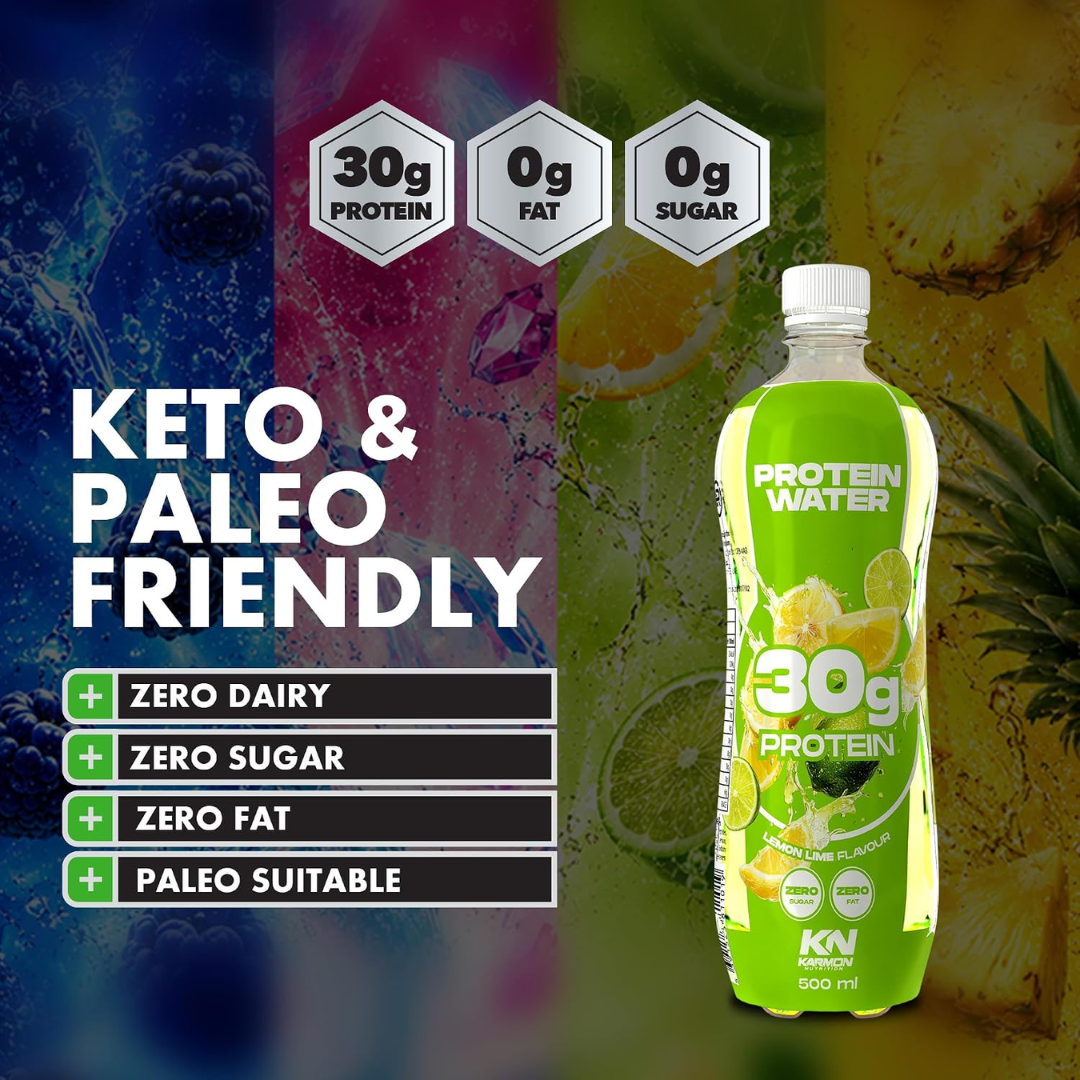 NXT Nutrition KN Protein Water 12x500ml Lemon Lime