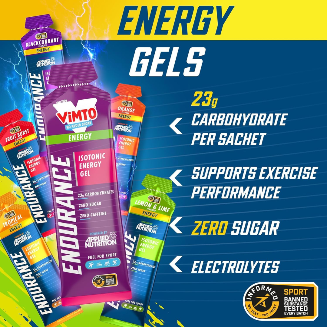 Applied Nutrition Endurance Energy Gel 20x60g Vimto