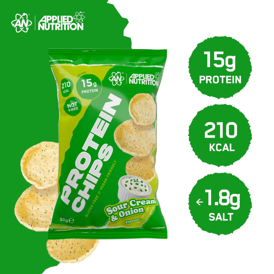 Applied Nutrition Protein Chips 7x50g Sour Cream & Onion
