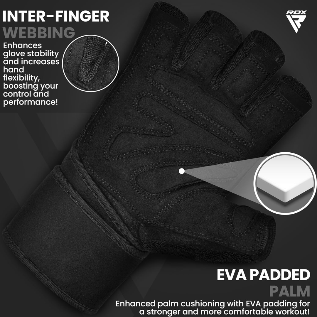 RDX Gym Glove Micro Plus S Black