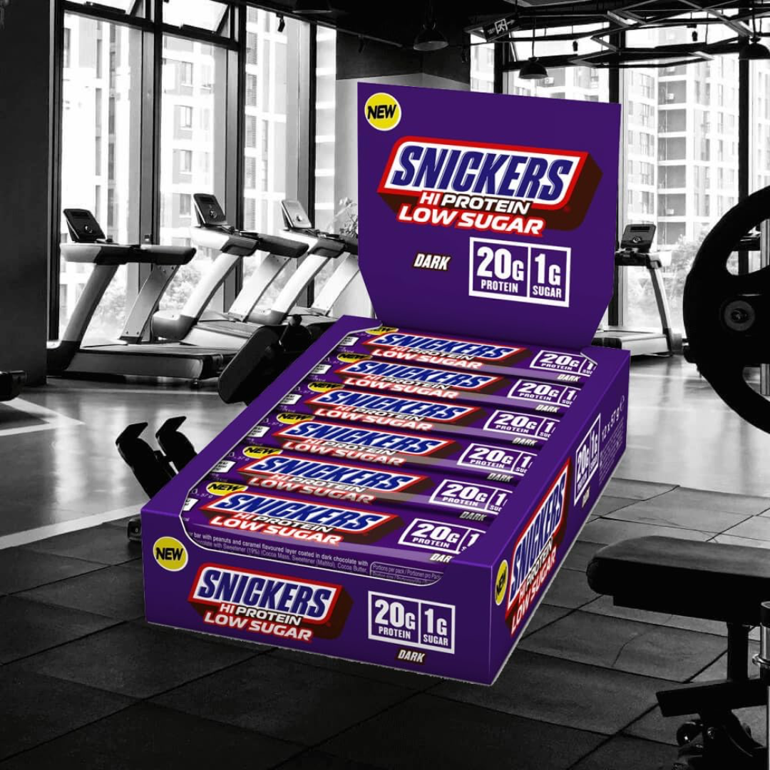 Snickers Low Sugar High Protein Bar 12x57g Dark Chocolate