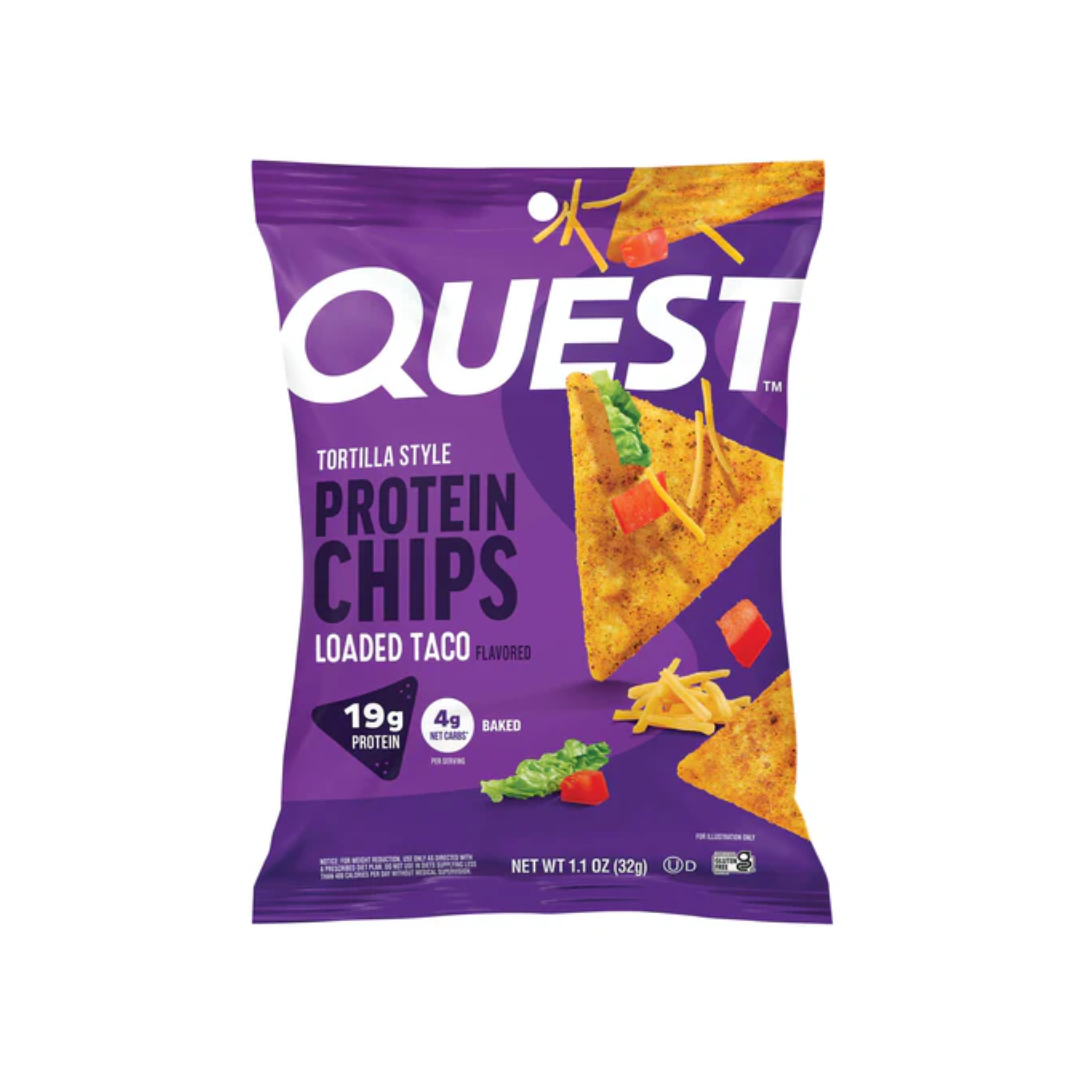 Quest Nutrition Protein Chips 8x32g Loaded Taco