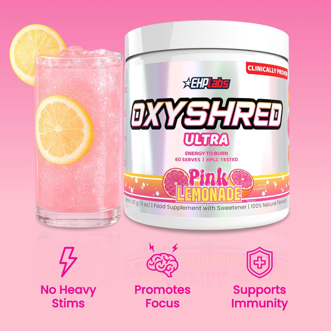 EHP Labs OxyShred Ultra Concentration 60 Servings - Pink Lemonade
