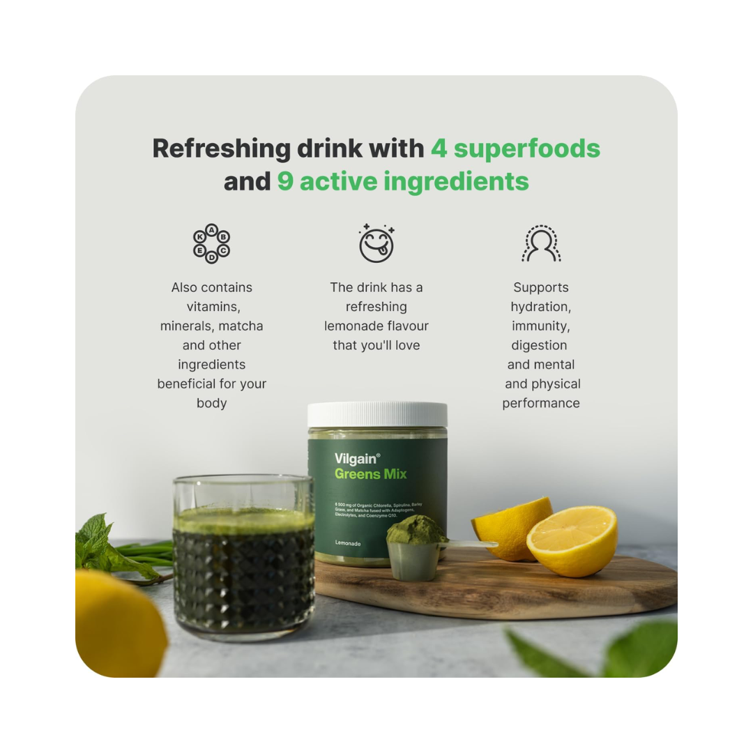 Vilgain Greens Mix 300g Lemonade