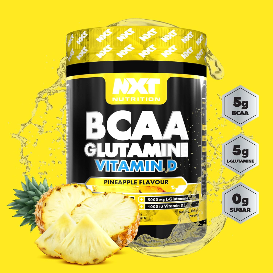 NXT Nutrition BCAA, Glutamine & VIt D 360g Pineapple