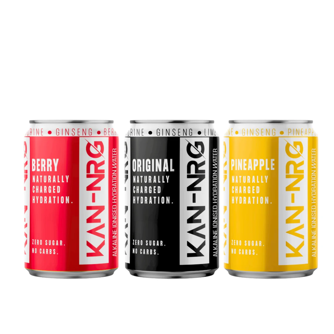 KAN-NRG Alkaline Ionised Hydration Water 12x150ml Mixed Pack