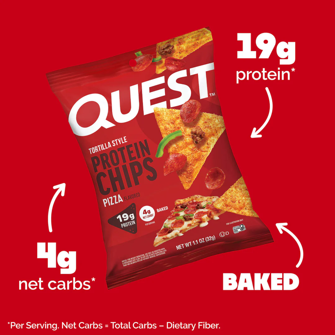 Quest Nutrition Protein Chips 8x32g Pizza