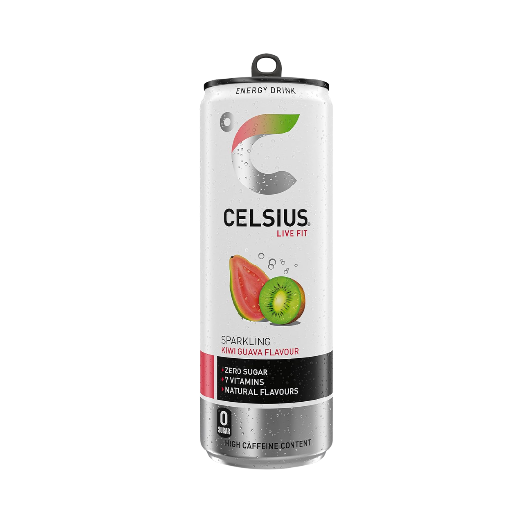 Celsius Energy Drink 12x355ml Kiwi Guava