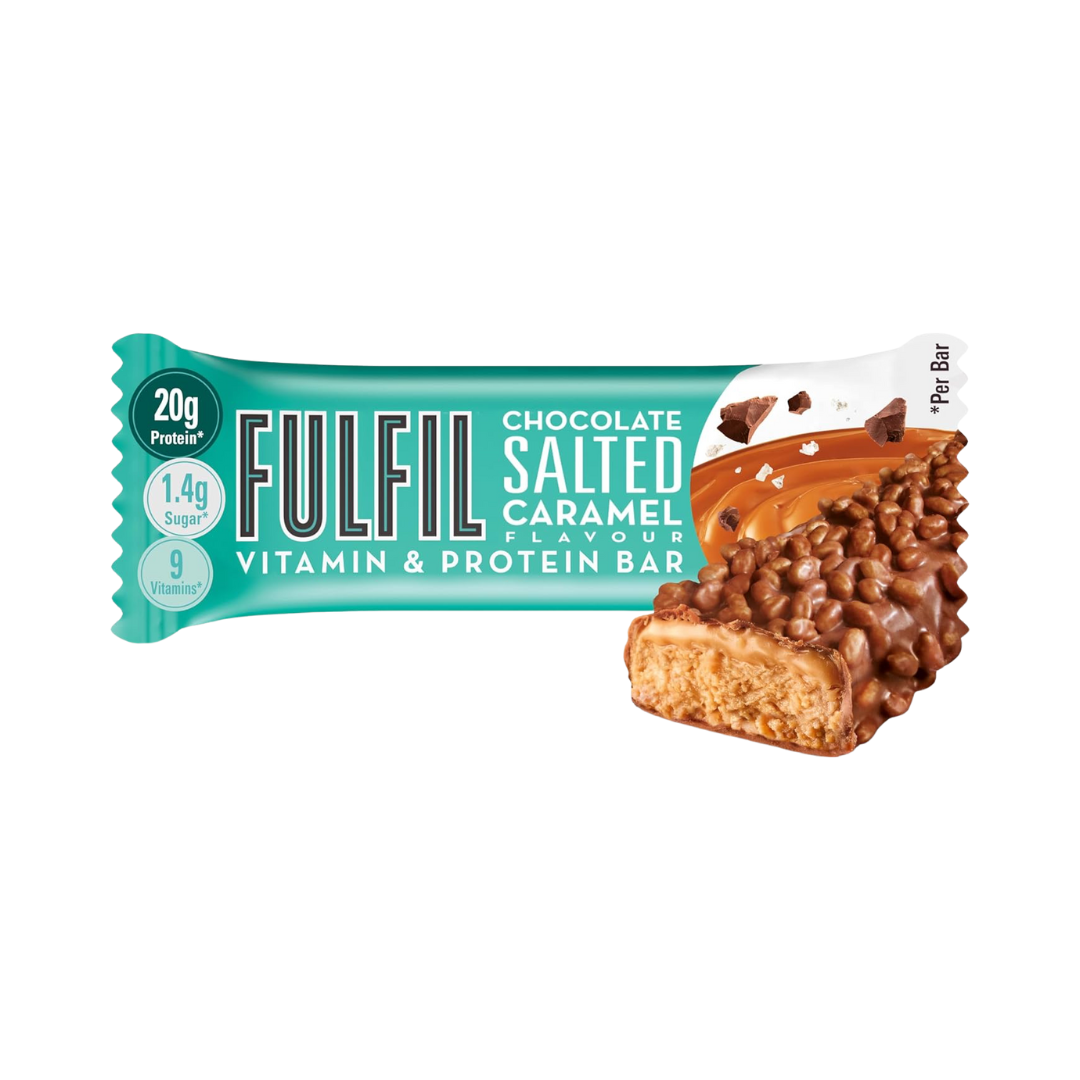 Fulfil Nutrition Vitamin & Protein Bar 15x55g Chocolate Salted Caramel