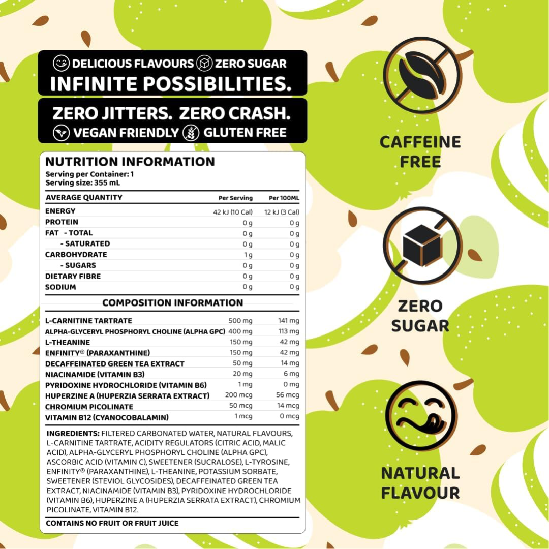 EHP Labs OxyShred Infinity RTD 12x355ml Sparkling Apple