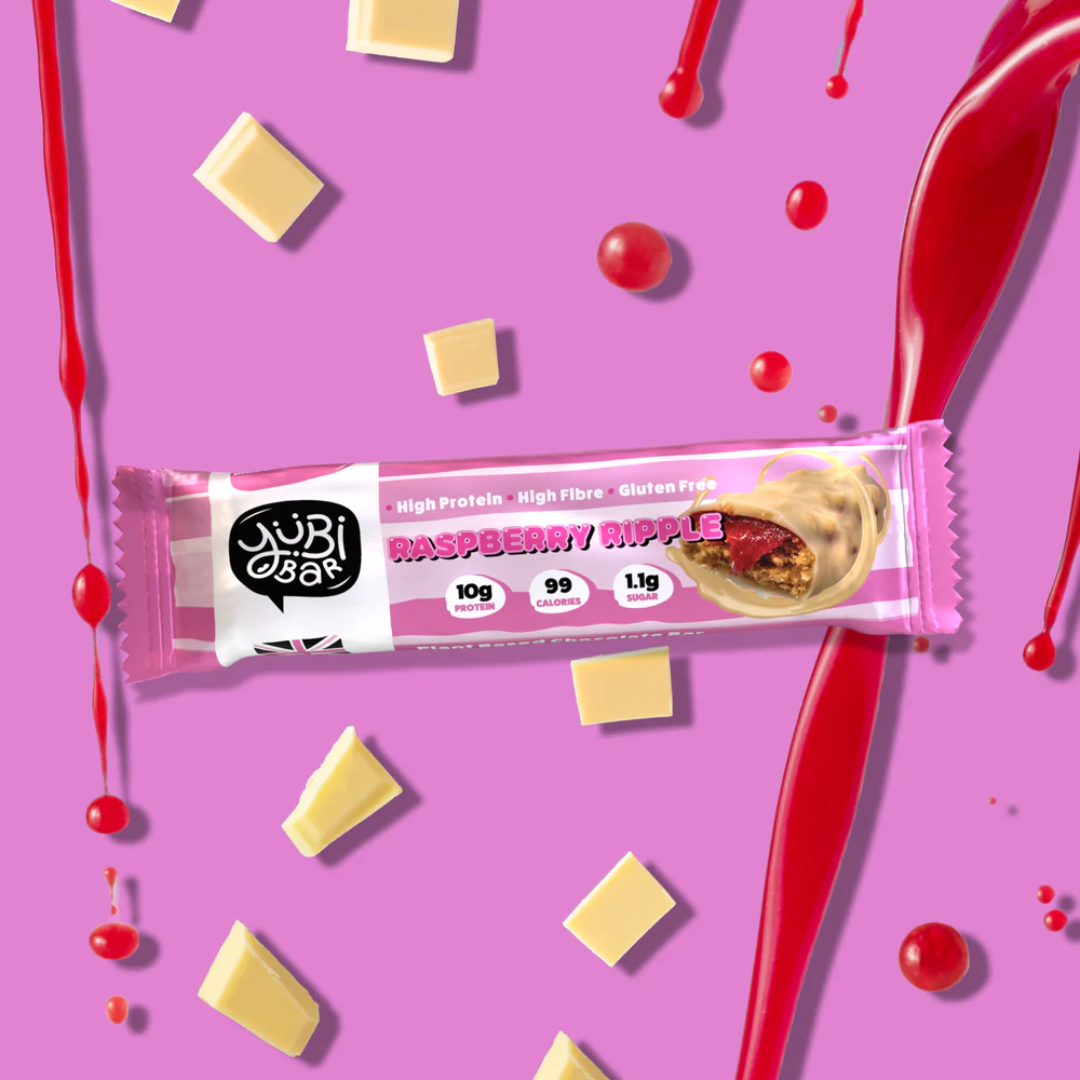 YuBi Bar Protein Bar 12x35g Raspberry Ripple