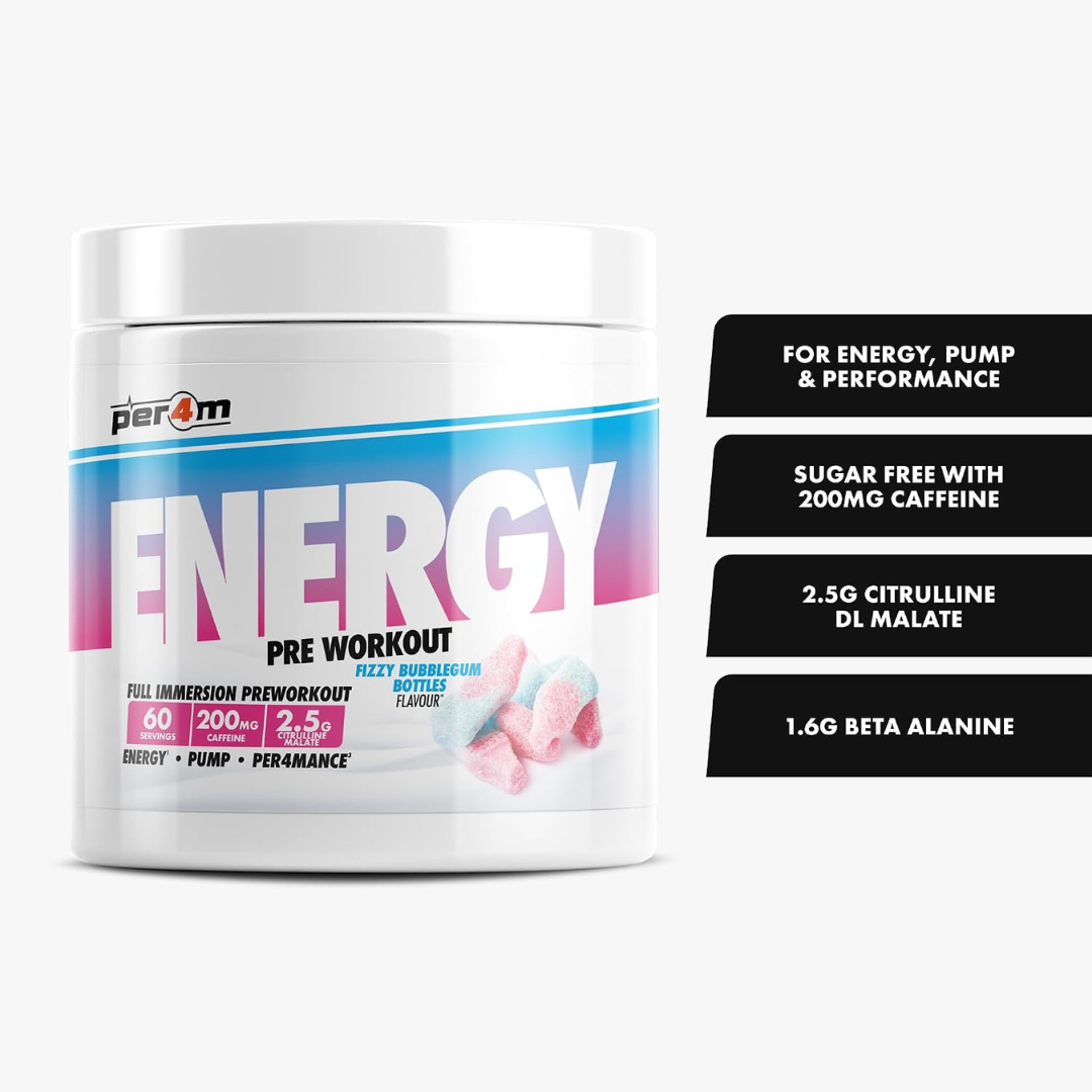 Per4m Energy Pre Workout 390g Cherry Fizz