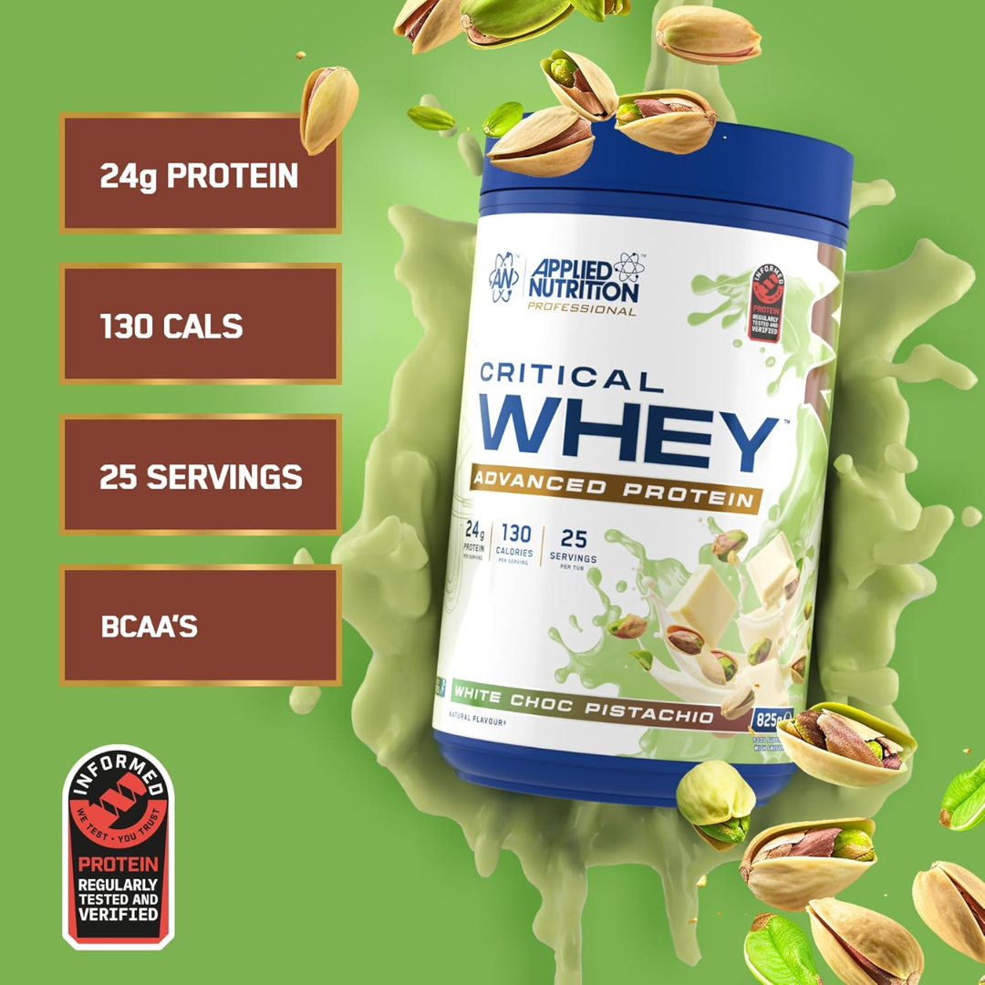 Applied Nutrition Critical Whey 825g White Choc Pistachio