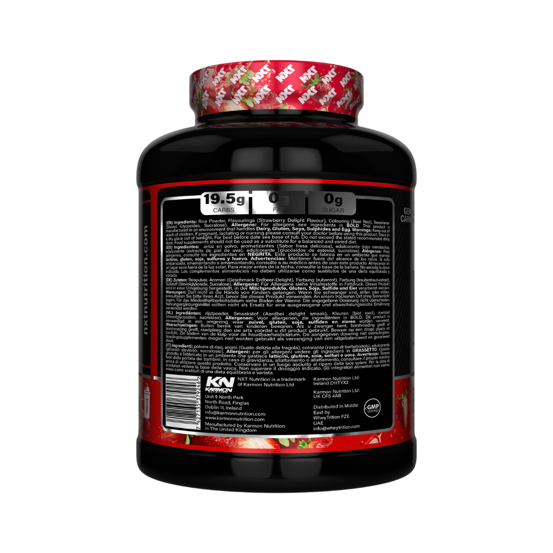 NXT Nutrition Cream of Rice 2kg Strawberry Delight