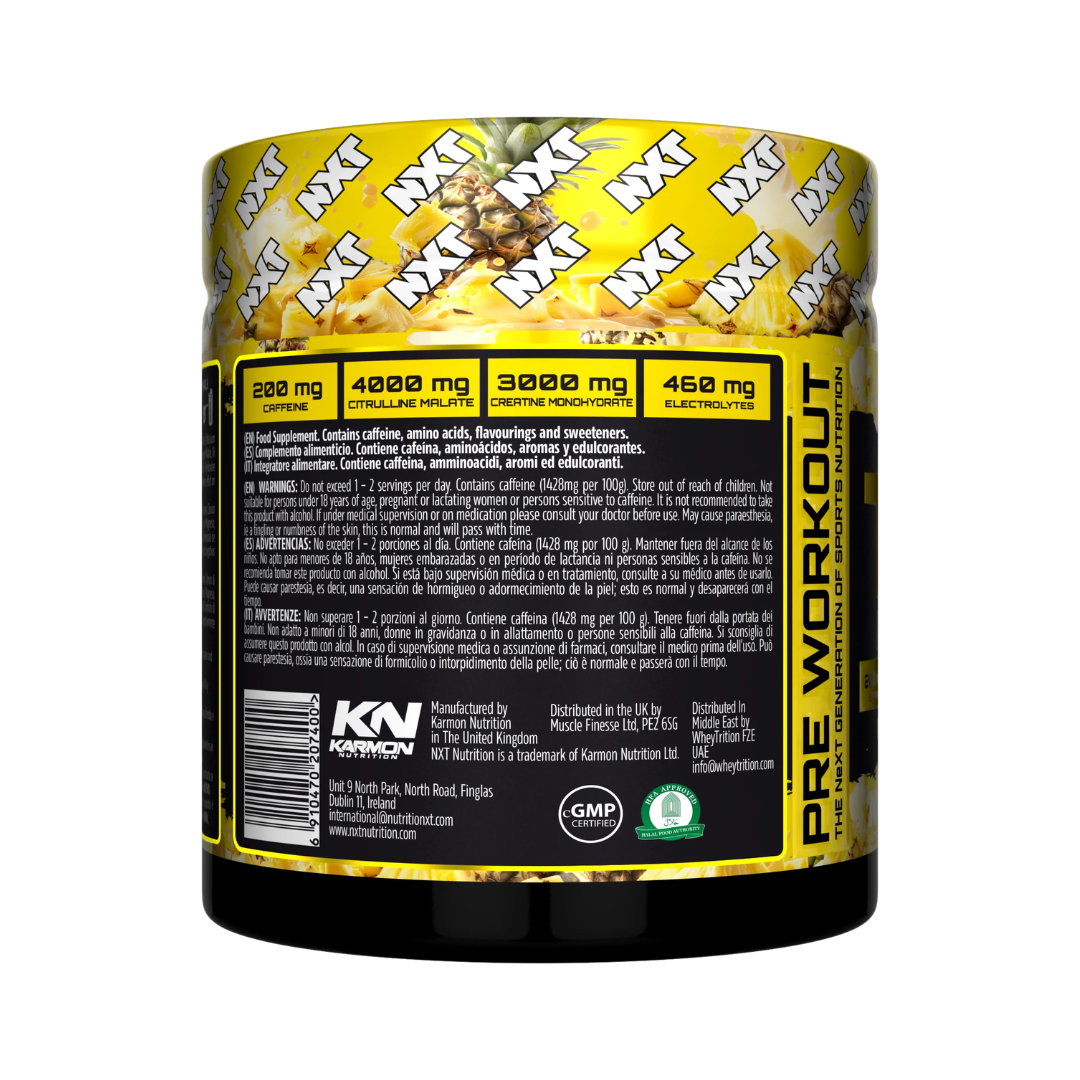 NXT Nutrition TNT Nuclear 420g Pineapple