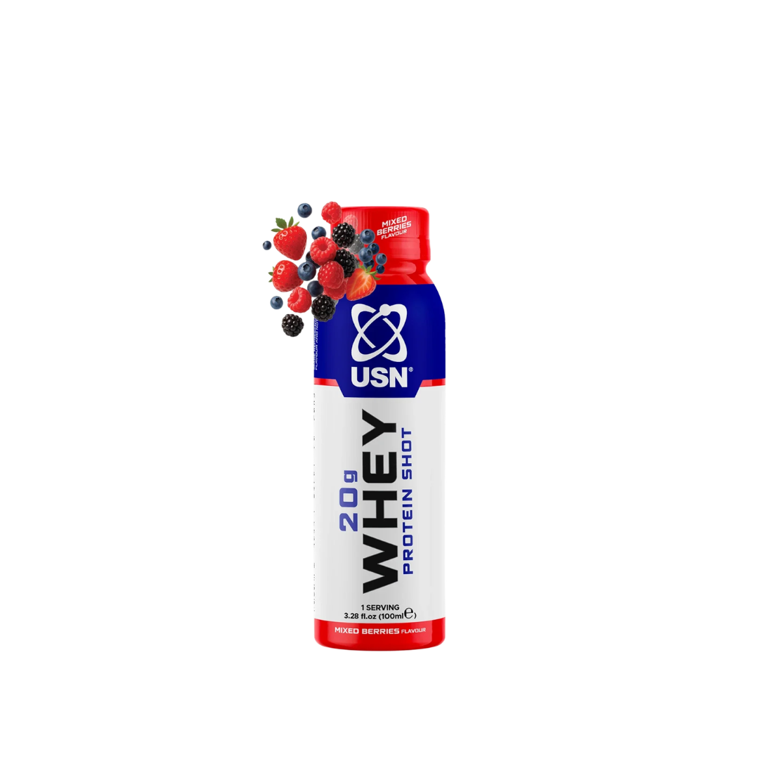 USN Whey Shot 12x100ml Mixed Berry
