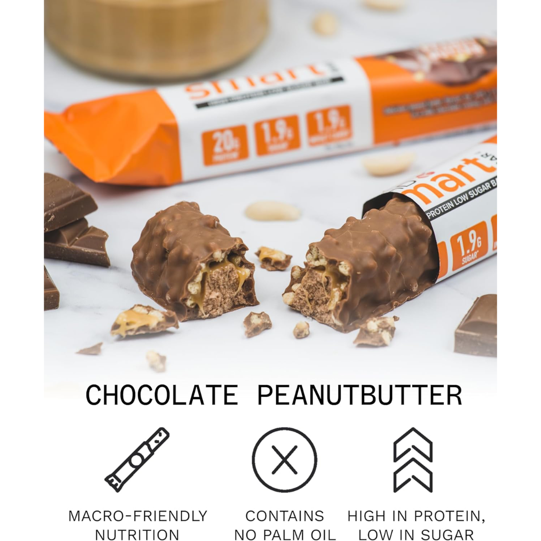 PhD Nutrition Smart Bar 12x64g Choc Peanut Butter