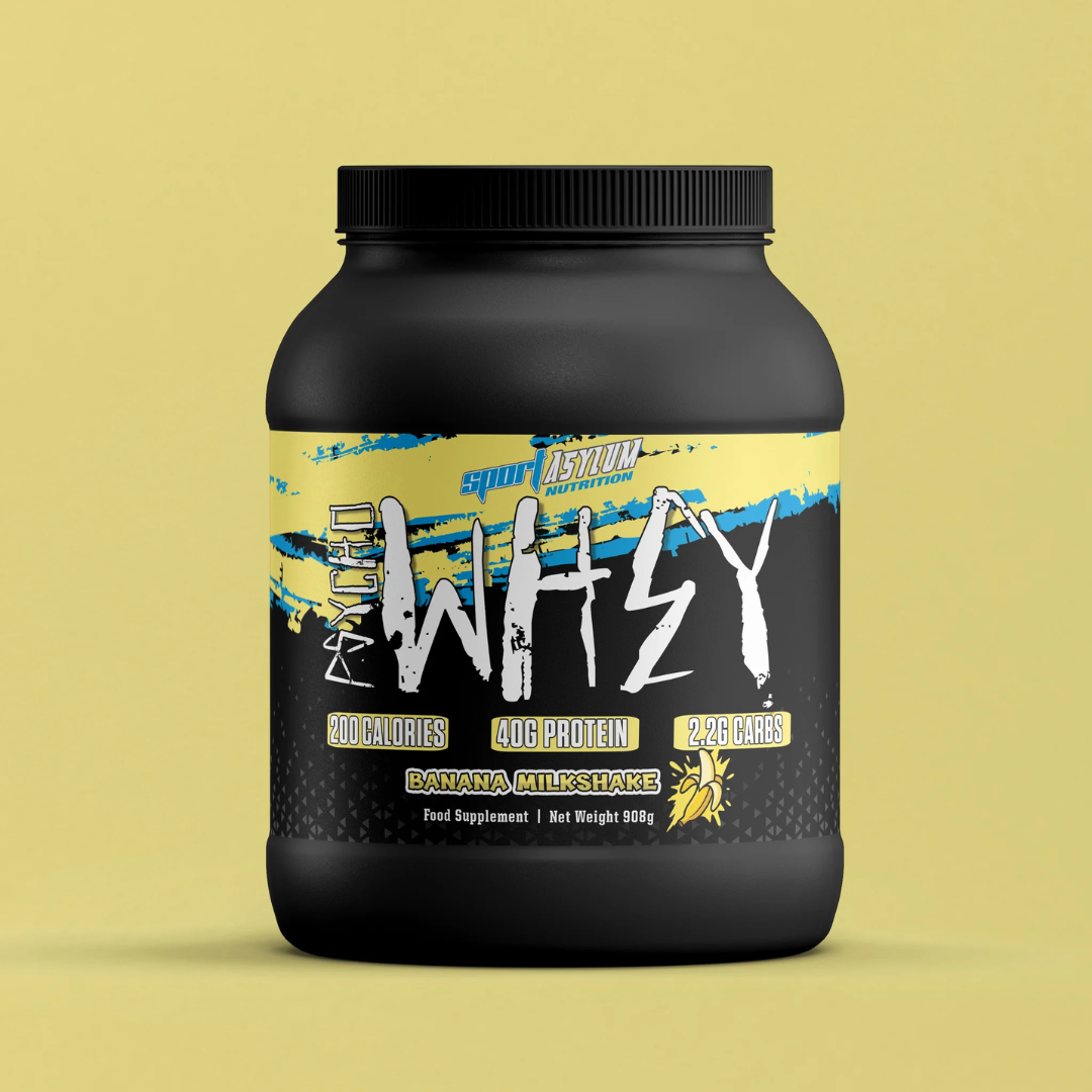 Sport Asylum Psycho Whey 908g Banana Milkshake