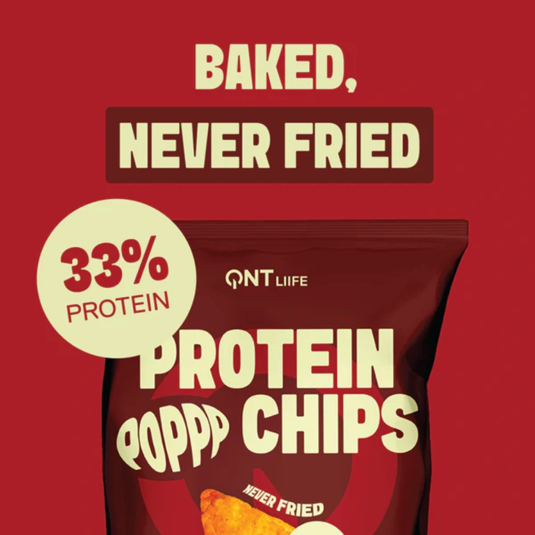 QNT Protein Chips 12x50g Barbecue