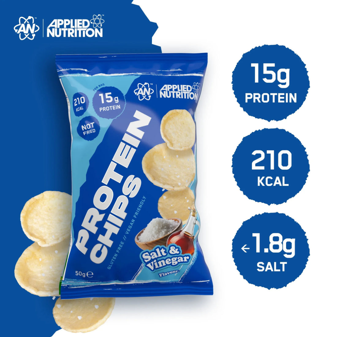 Applied Nutrition Protein Chips 7x50g Salt & Vinegar