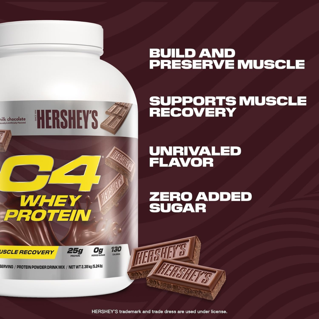 Cellucor C4 Whey Protein 46 Servings - Hersheys Milk Choc