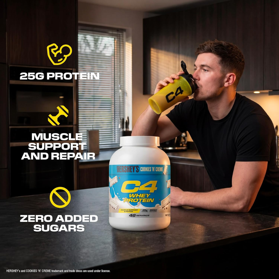Cellucor C4 Whey Protein 46 Servings - Hersheys Cookies & Cream