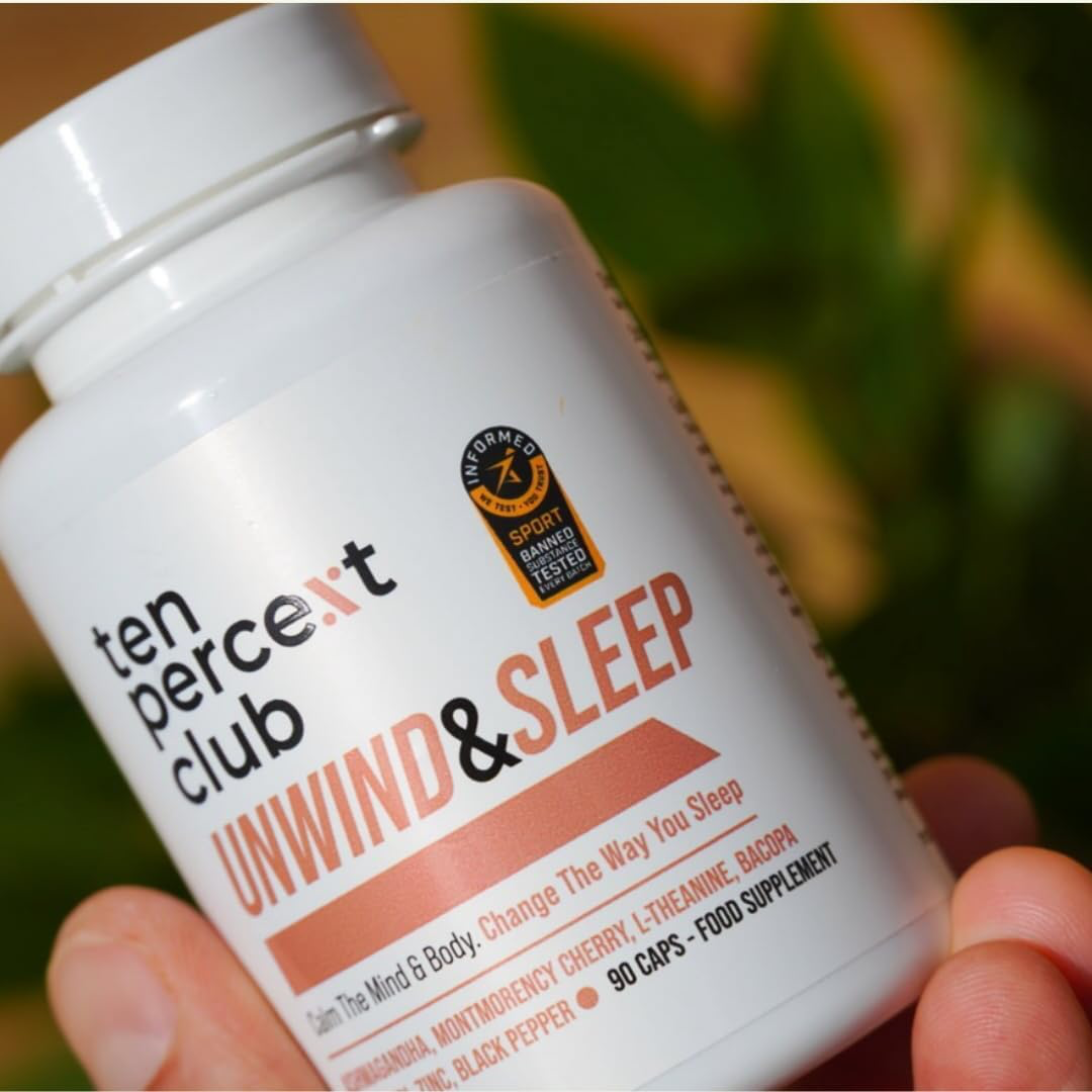 The Ten Percent Club Unwind and Sleep 90 Caps