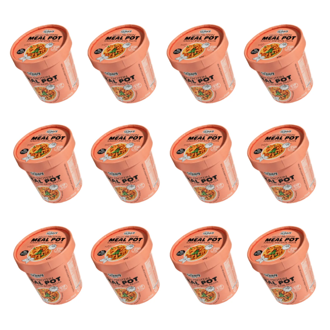 The Skinny Food Co High Protein Mealpots 12x62g Tomato & Basil