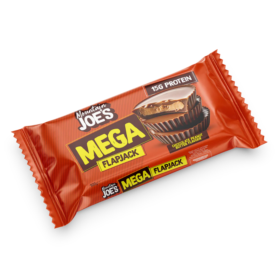 Mountain Joe's Mega Flapjacks 12x100g Peanut Butter