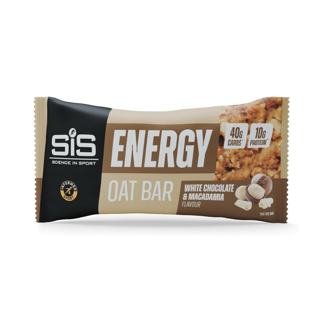 SIS Energy Oat Bar 12x70g White Choc Macadamia