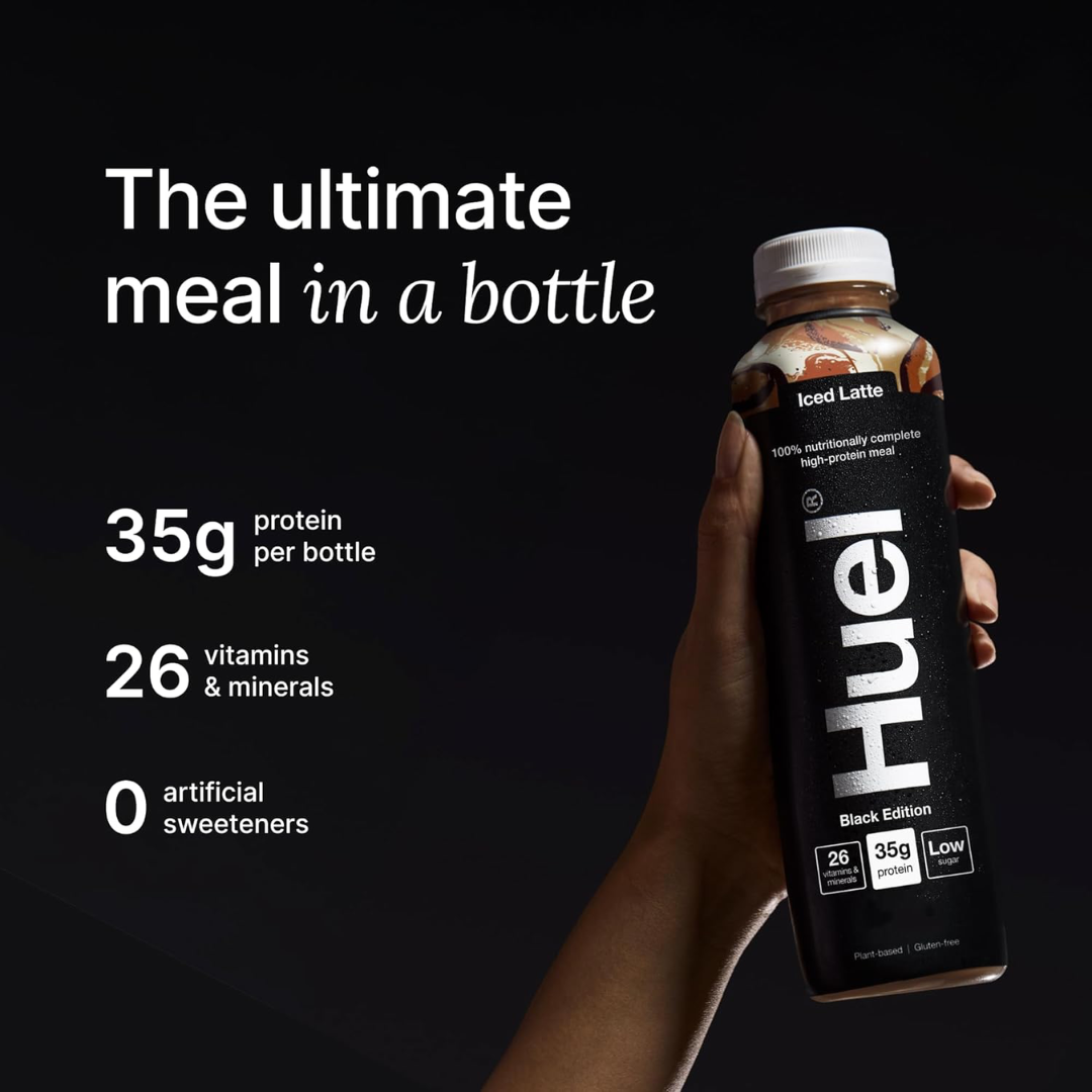 Huel Ready-to Drink Black Edition 8x500ml - Iced Latte