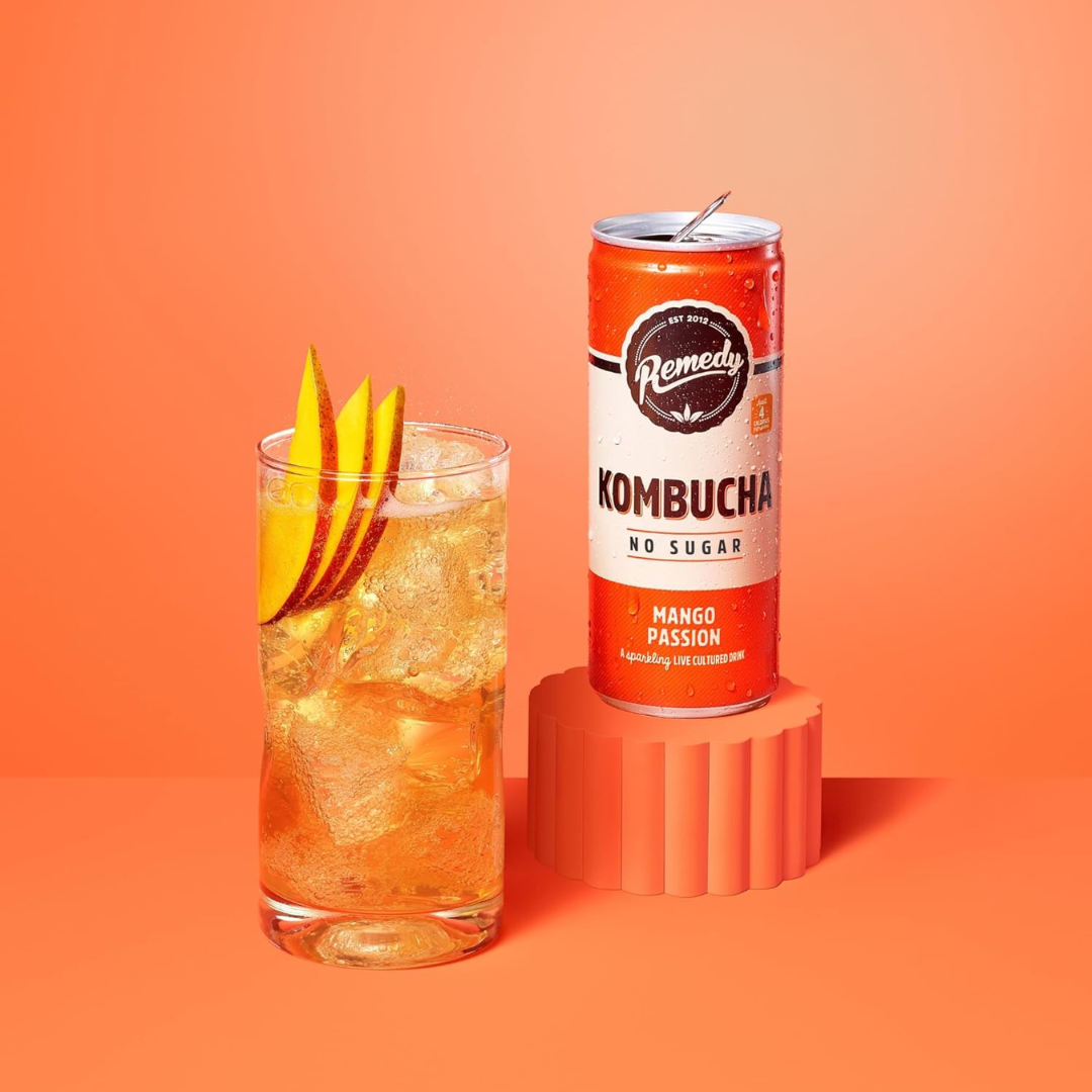 Remedy Kombucha 12x250ml Mango Passion