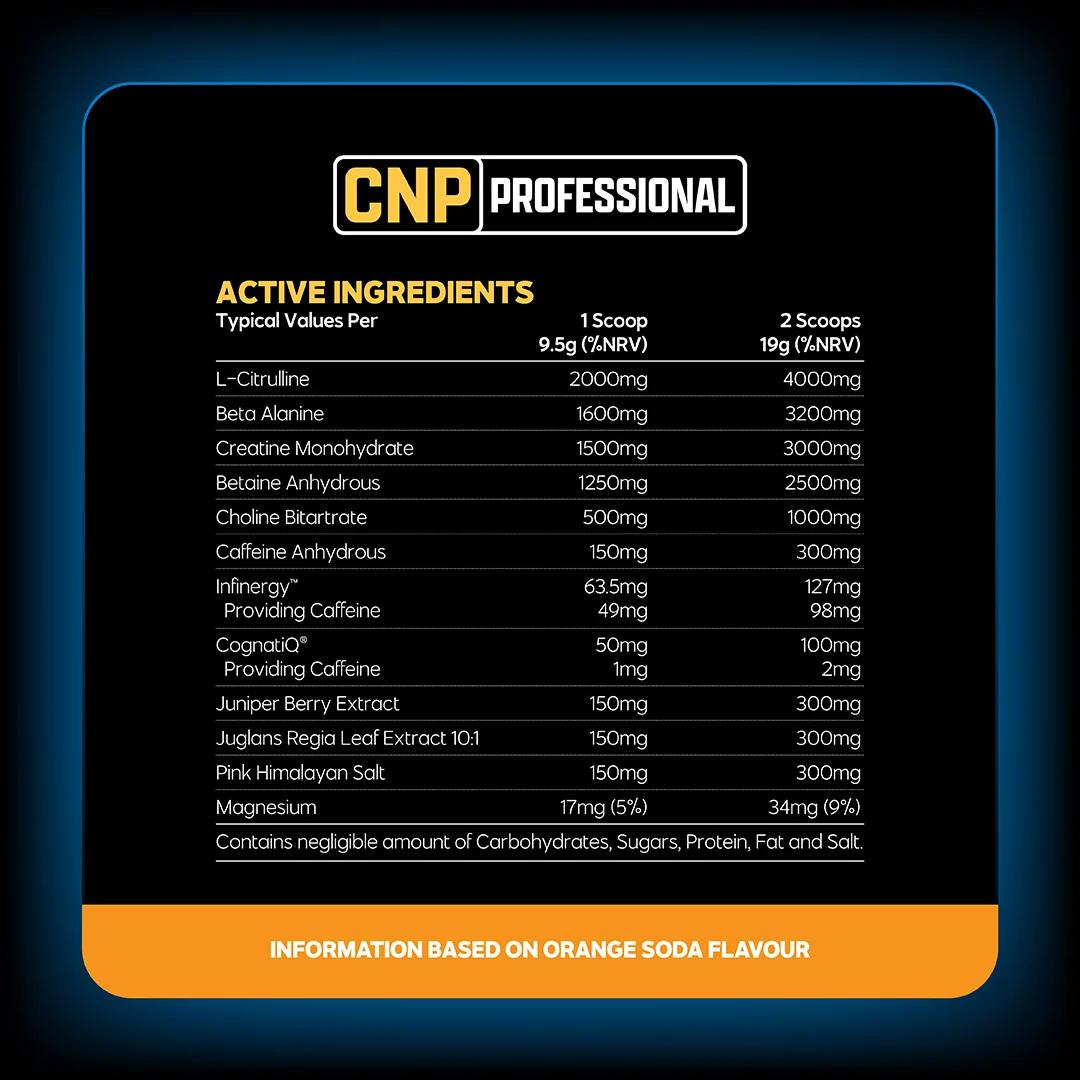 CNP Professional Loaded Pre 570g Orange Soda