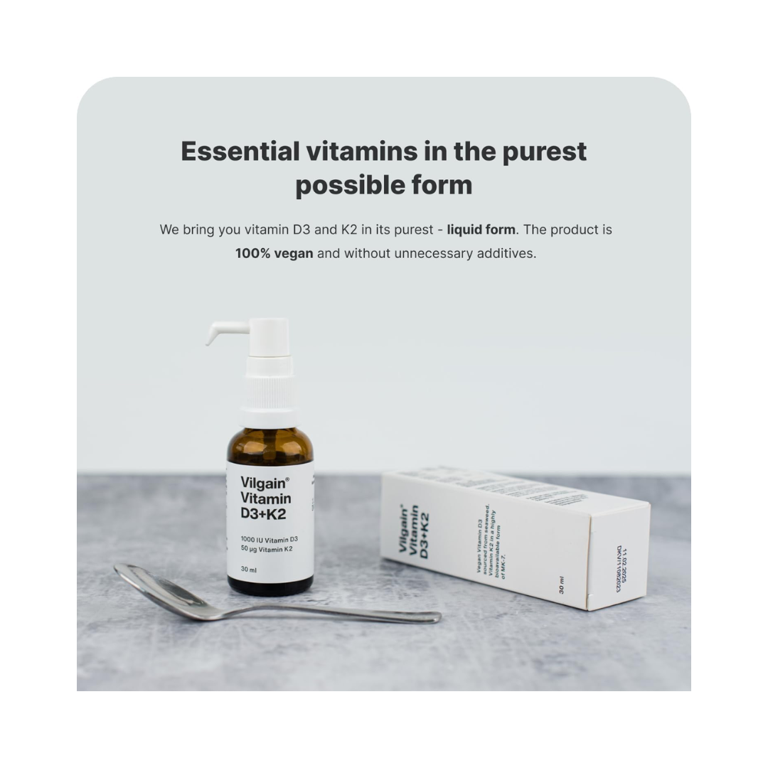 Vilgain Vitamin D3+K2 30ml