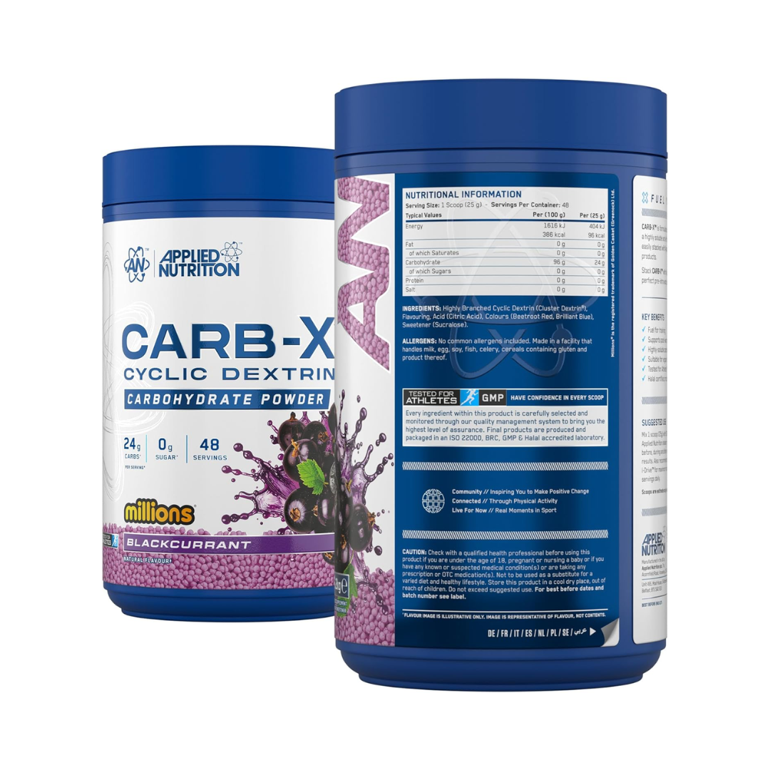Applied Nutrition Carb X 1.2kg Millions Blackcurrant