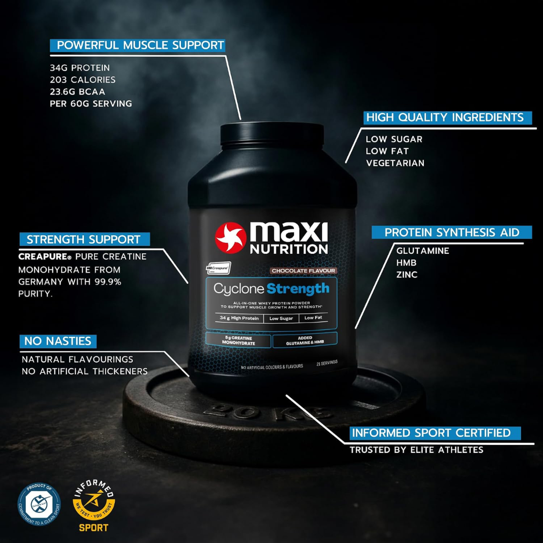 MaxiNutrition Cyclone Powder 1260g - Chocolate