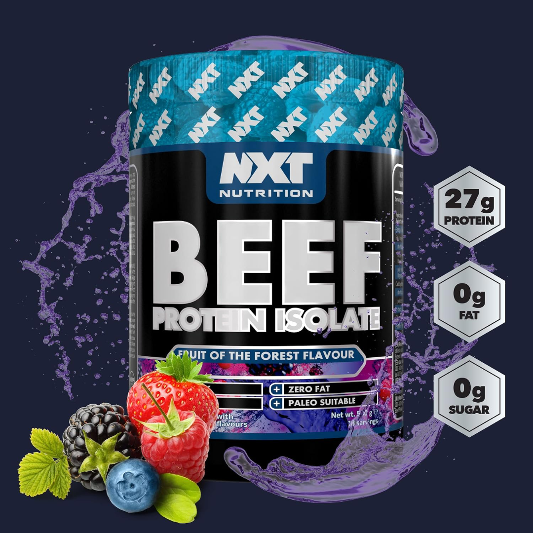 NXT Nutrition Beef Protein Isolate 540g Fruits Of The Forest