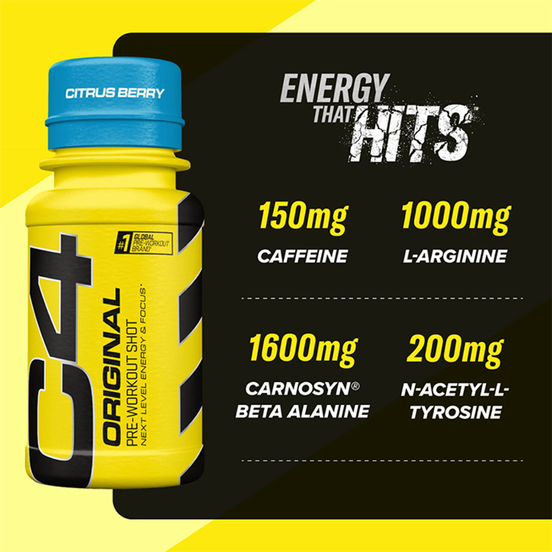 Cellucor Cellucor C4 Energy Shot 60ml Citrus Berry