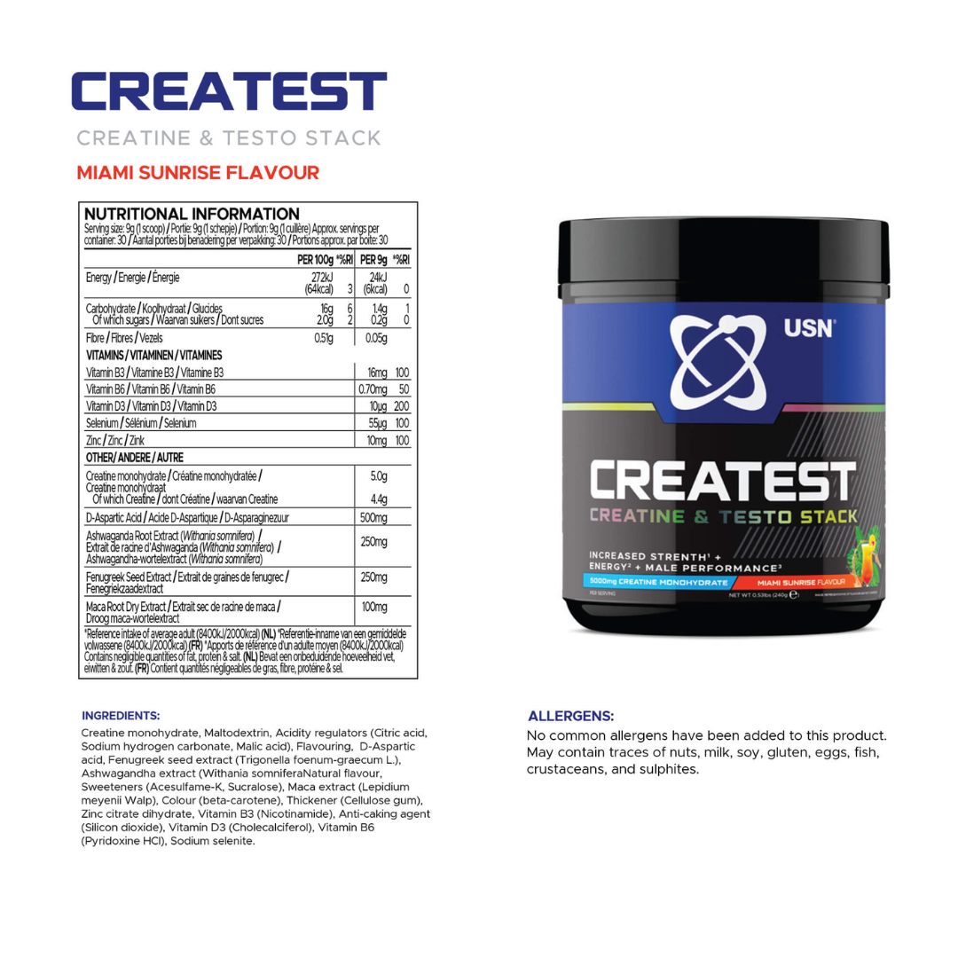 USN Createst 270g Miami Sunrise