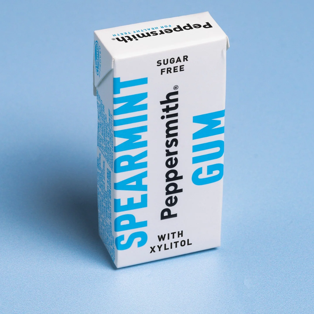 Peppersmith Chewing Gum 12x15g Spearmint