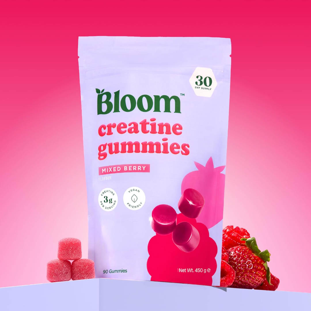 Bloom Creatine Gummies 90 Gummies Berry