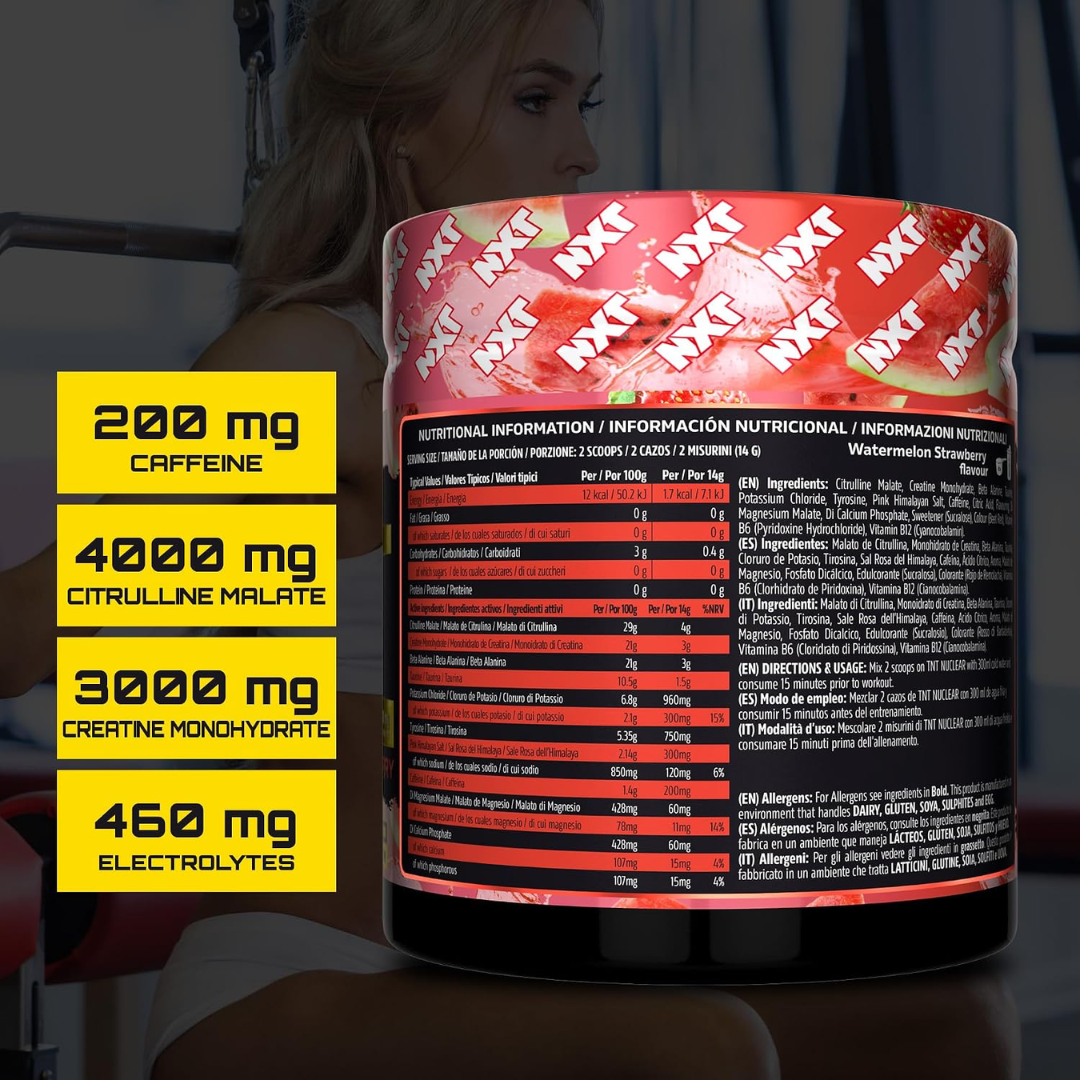 NXT Nutrition TNT Nuclear 420g Watermelon & Strawberry